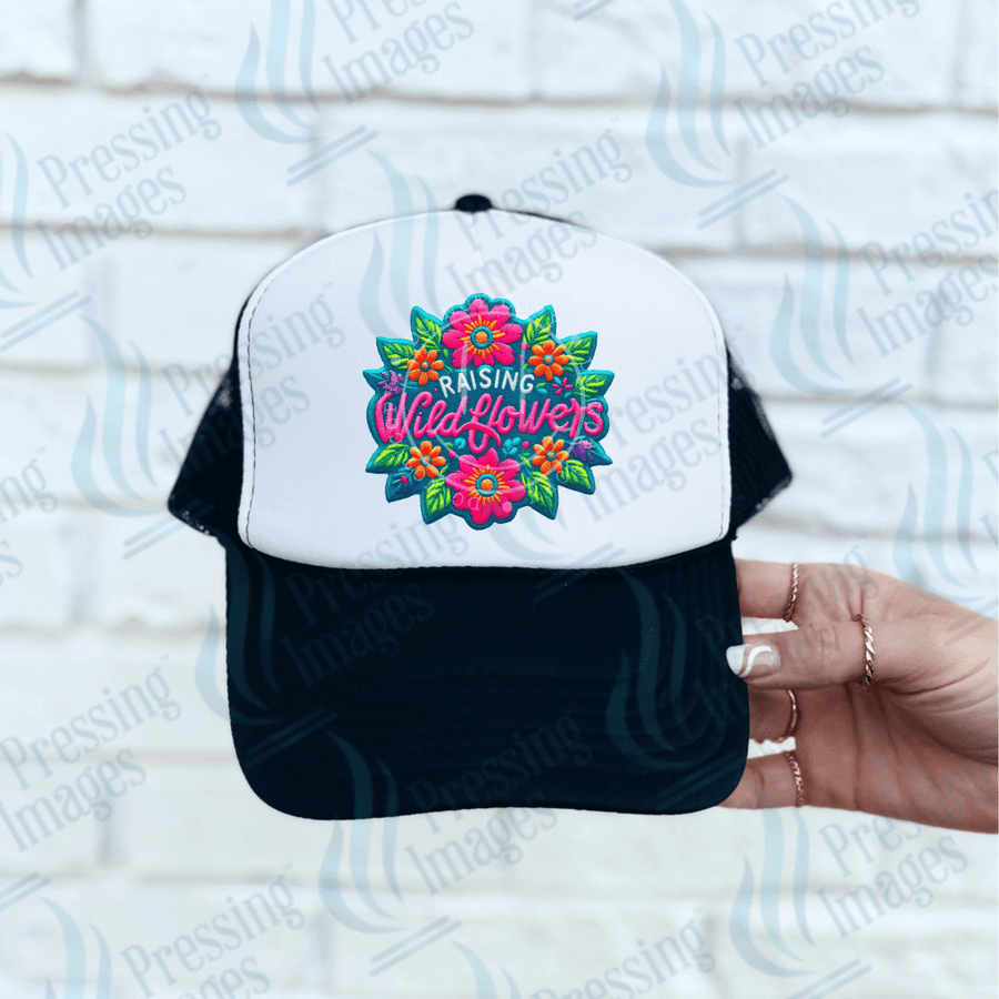 DTF HP 1071 Raising wildflowers one 3PK - Pressing Images