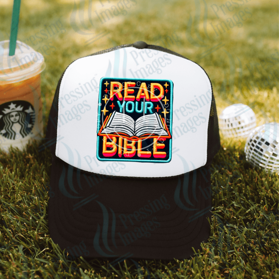 DTF HP 1074 Read your bible 3PK - Pressing Images