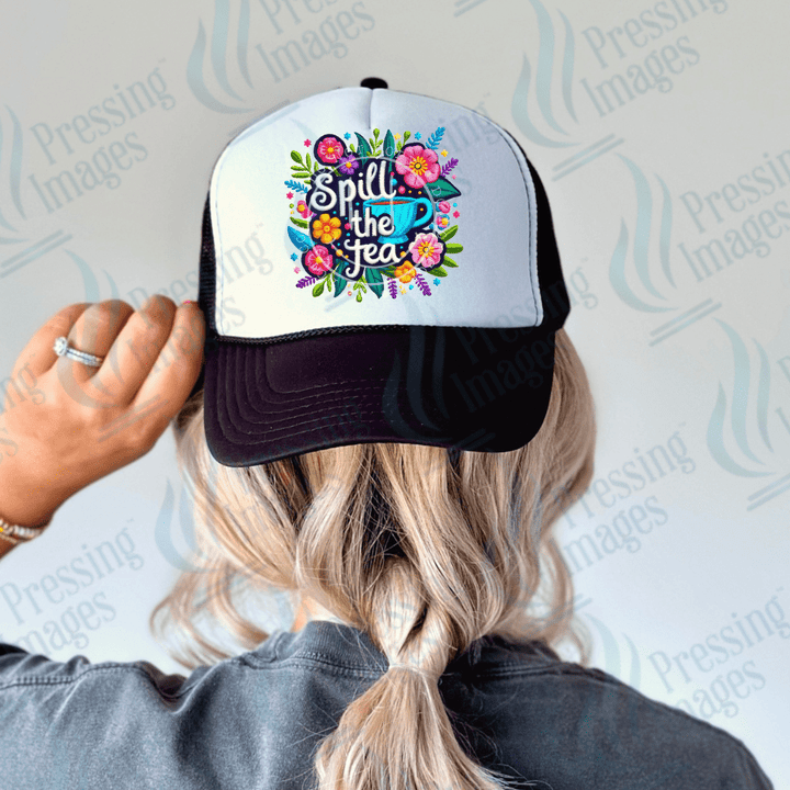 DTF HP 1077 Spill the tea one 3PK - Pressing Images