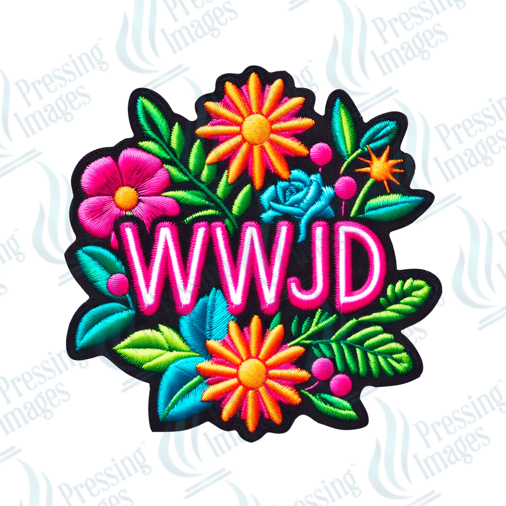 DTF HP 1095 WWJD two 3PK - Pressing Images