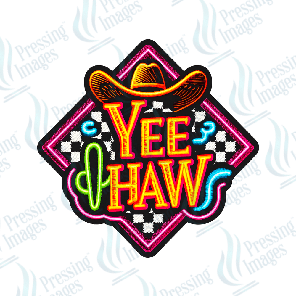 DTF HP 1096 Yeehaw 3PK - Pressing Images
