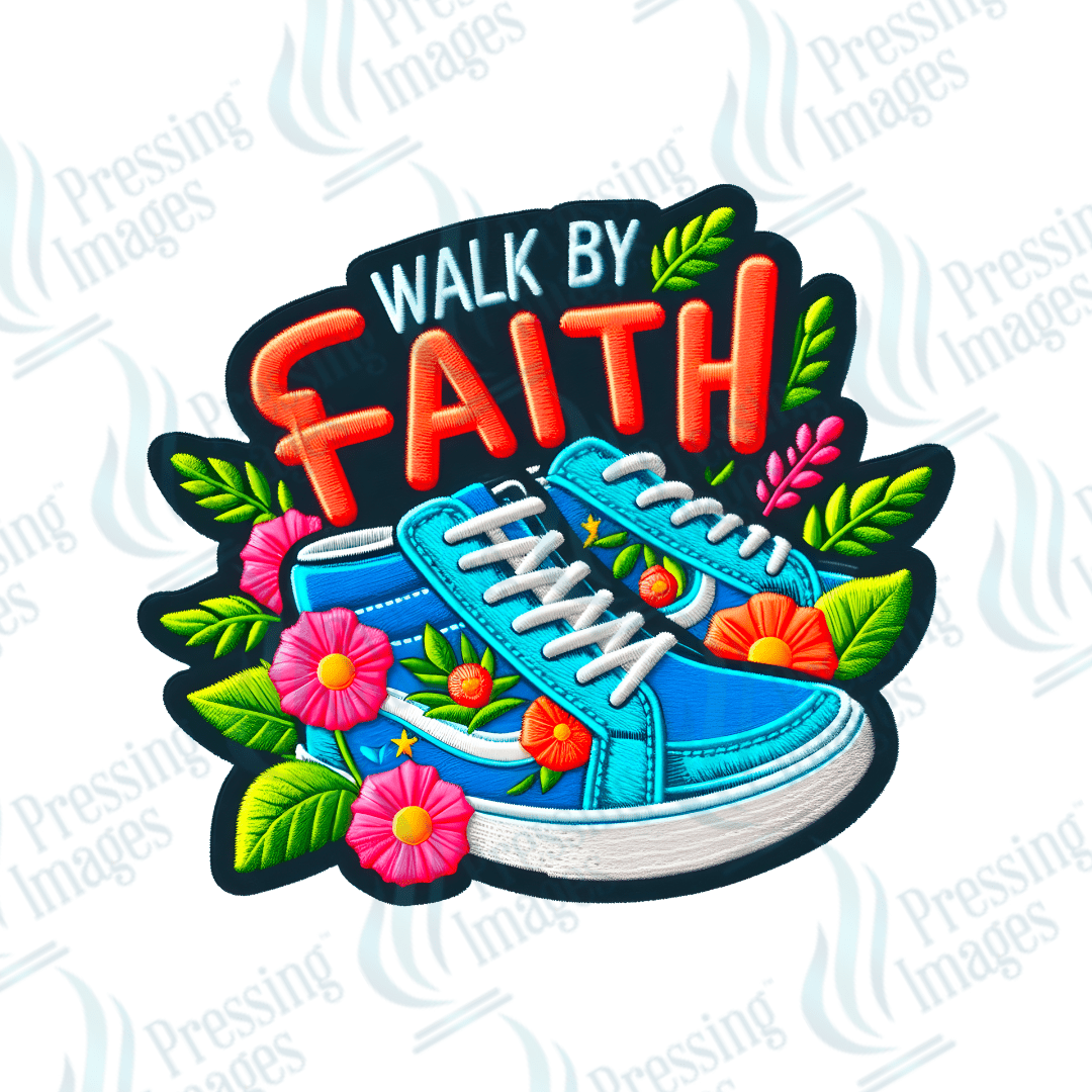DTF HP 1102 Walk by faith 3PK - Pressing Images