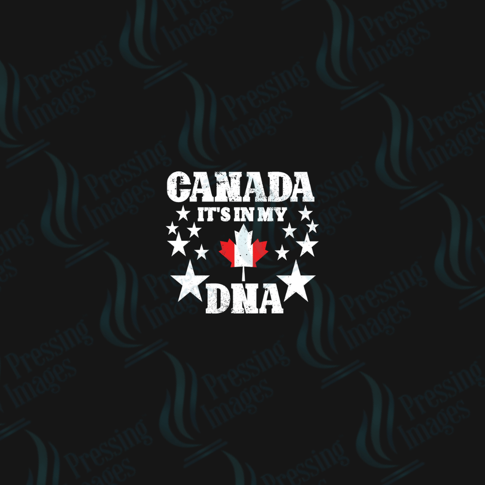DTF HP 1113 Canada It's In My DNA - Pressing Images