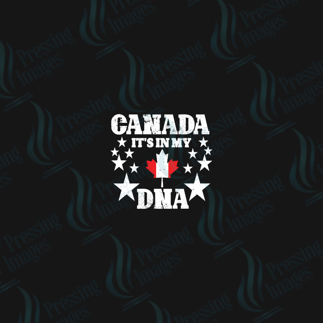 DTF HP 1113 Canada It's In My DNA - Pressing Images
