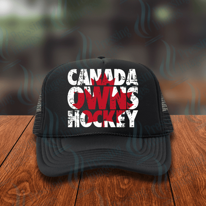 DTF HP 1114 Canada Owns Hockey - Pressing Images