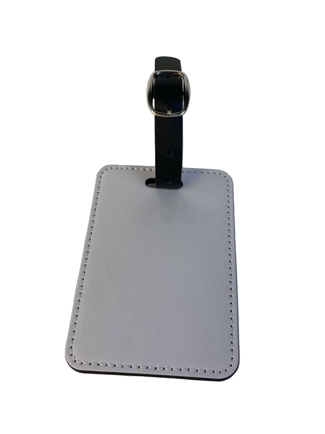Faux leather luggage tag - Pressing Images