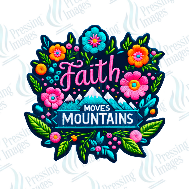 DTF HP 1031 Faith moves mountains one 3PK