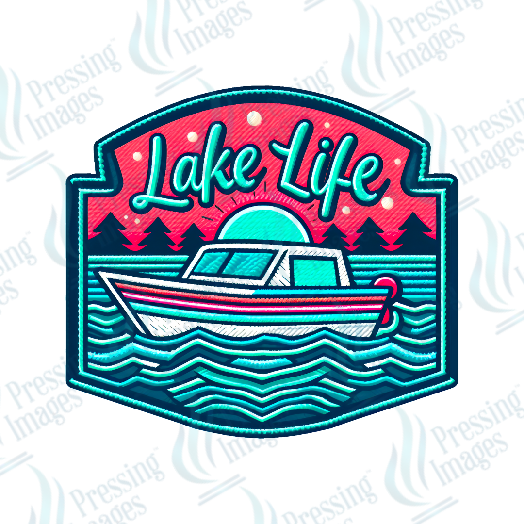 DTF HP 1051 Lake life two 3PK