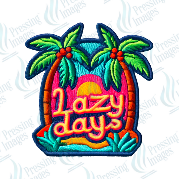 DTF HP 1052 Lazy days 3PK