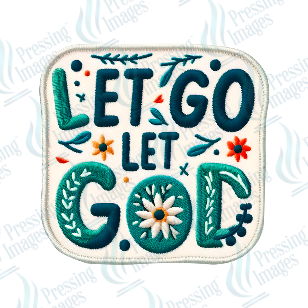 DTF HP 1053 Let go let God 3PK