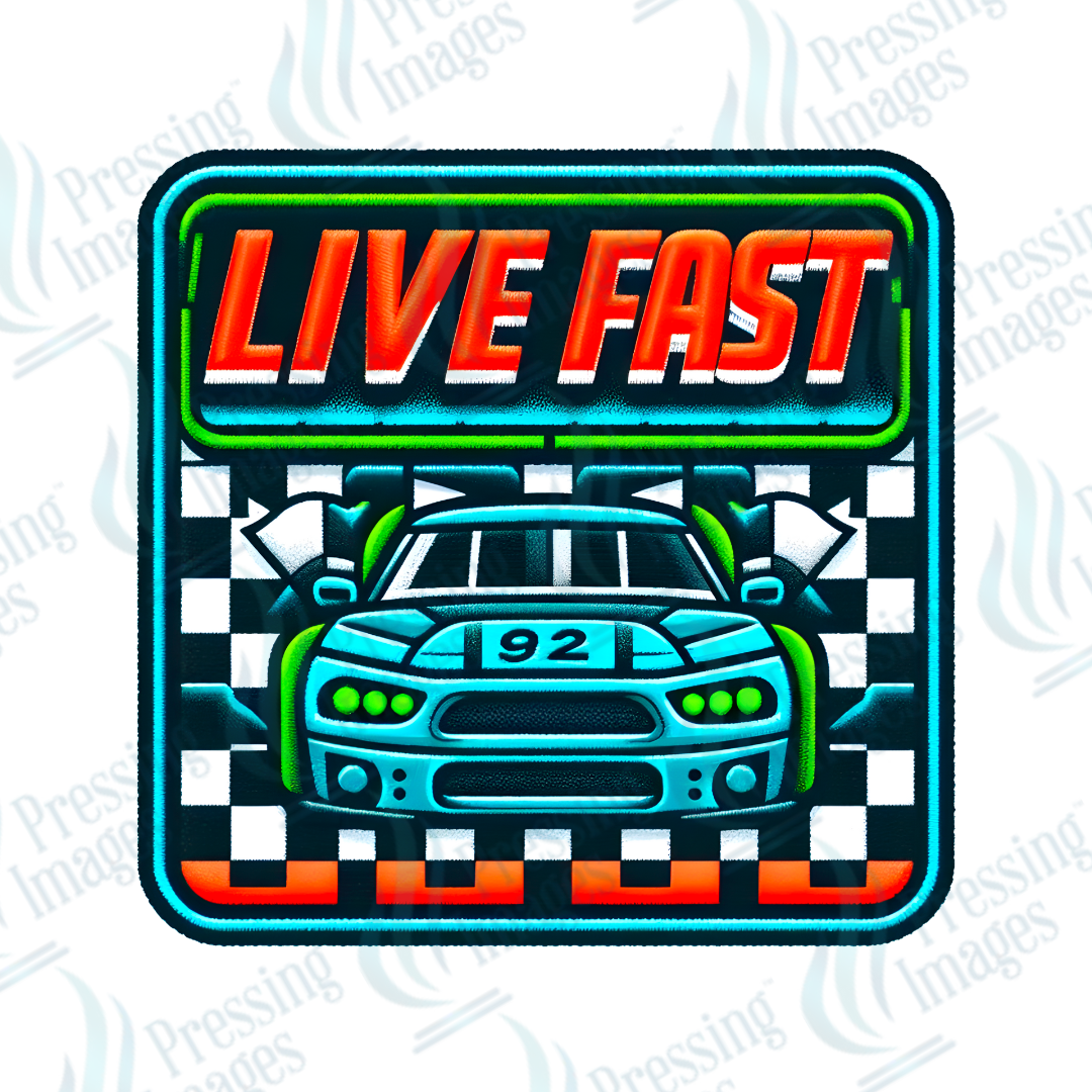 DTF HP 1056 Live fast 3PK