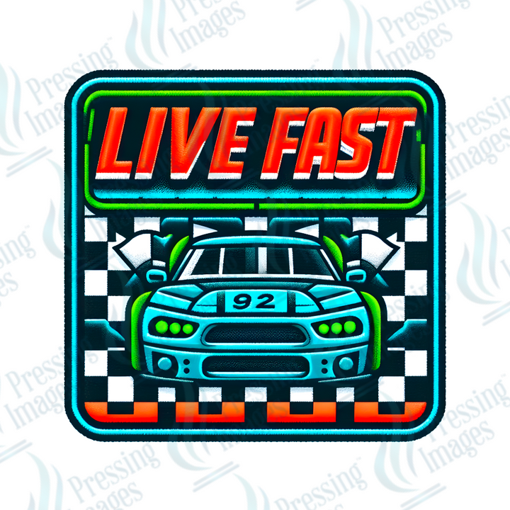 DTF HP 1056 Live fast 3PK