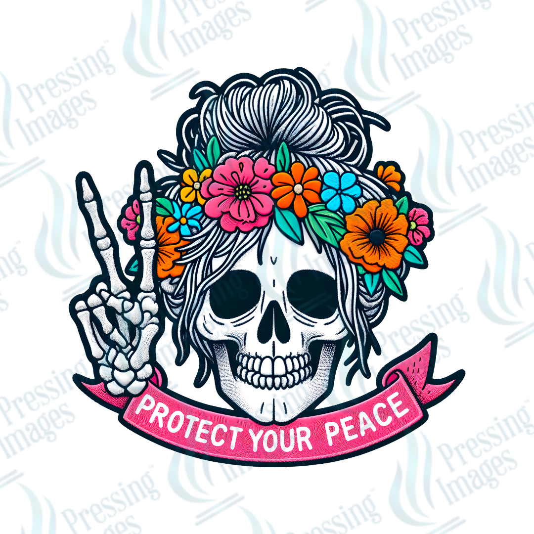 DTF HP 1066 Protect your peace 3PK