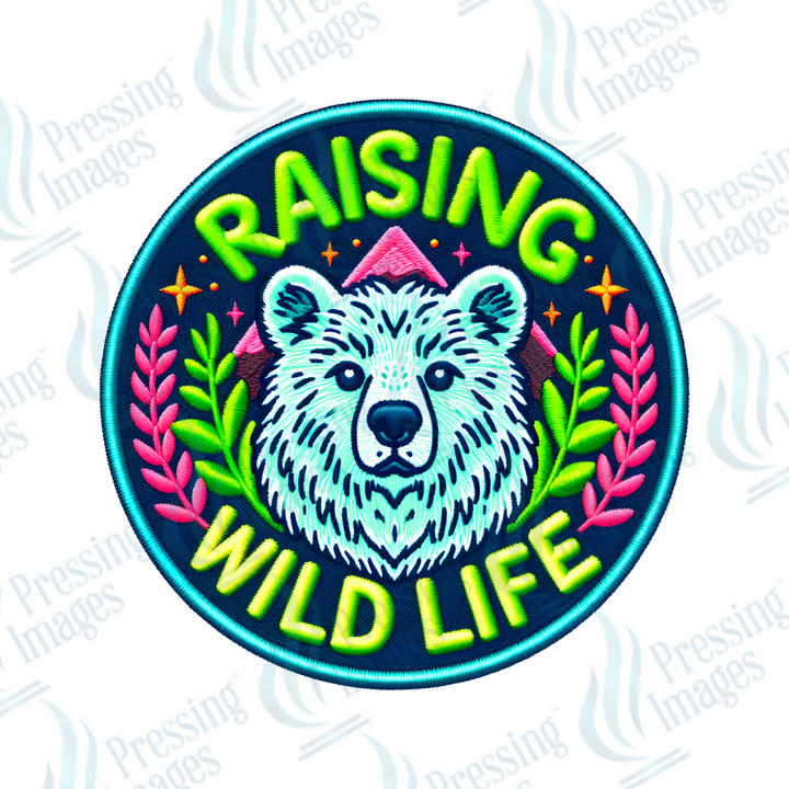 DTF HP 1070 Raising wildlife two 3PK