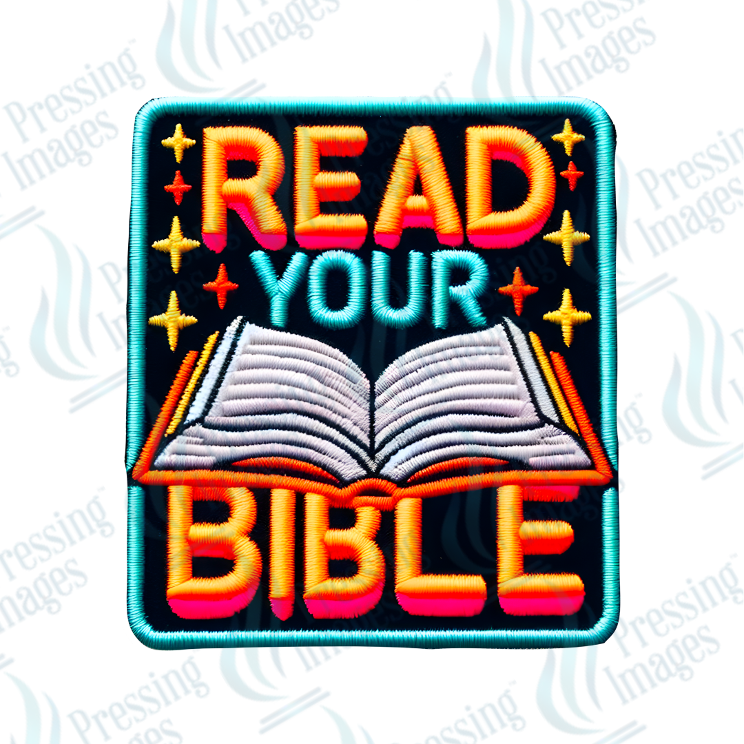 DTF HP 1074 Read your bible 3PK