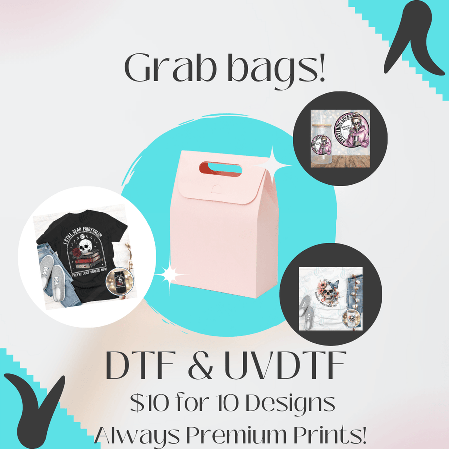 Grab Bag DTF or UVDTF 10 pack - Pressing Images
