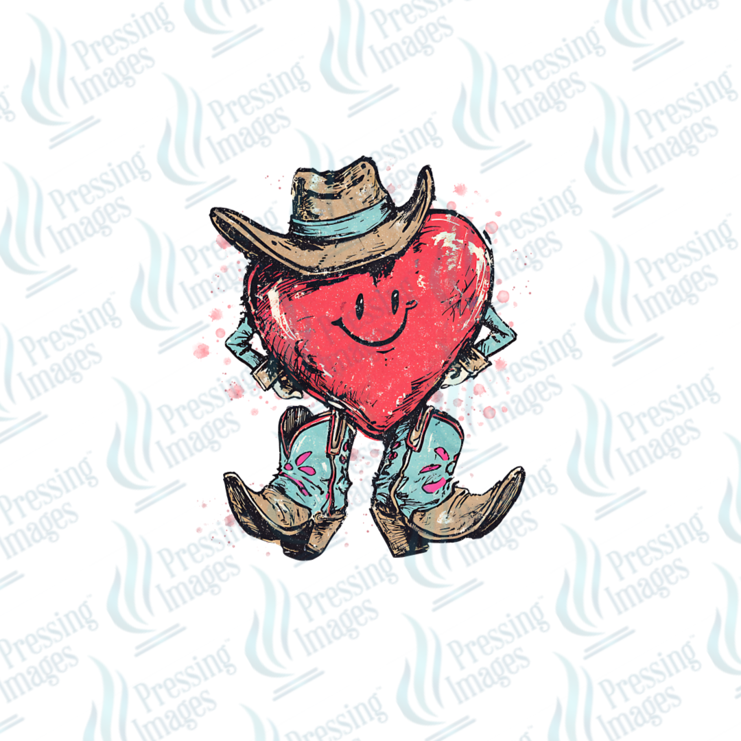 DTF 7050 Cowboy Heart