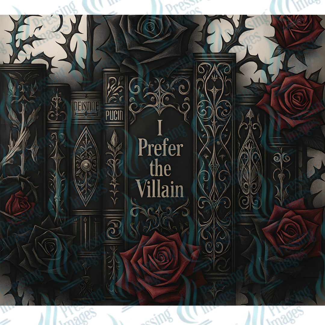 I Prefer the Villain — detail view — Pressing Images Canada