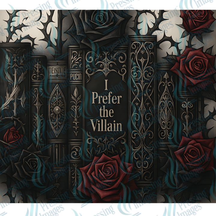 I Prefer the Villain — detail view — Pressing Images Canada