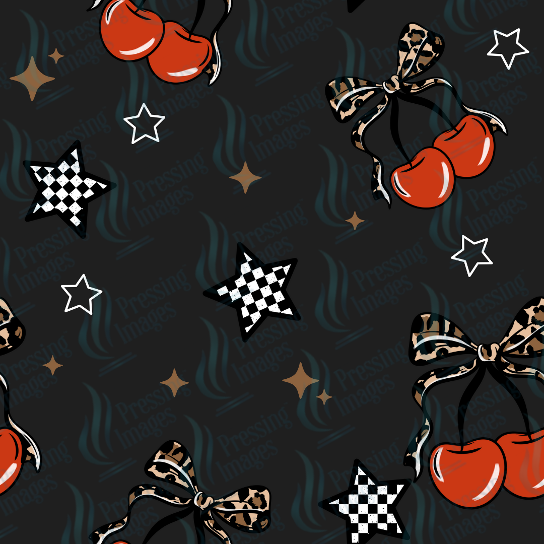 1013 Checker Cherry Star