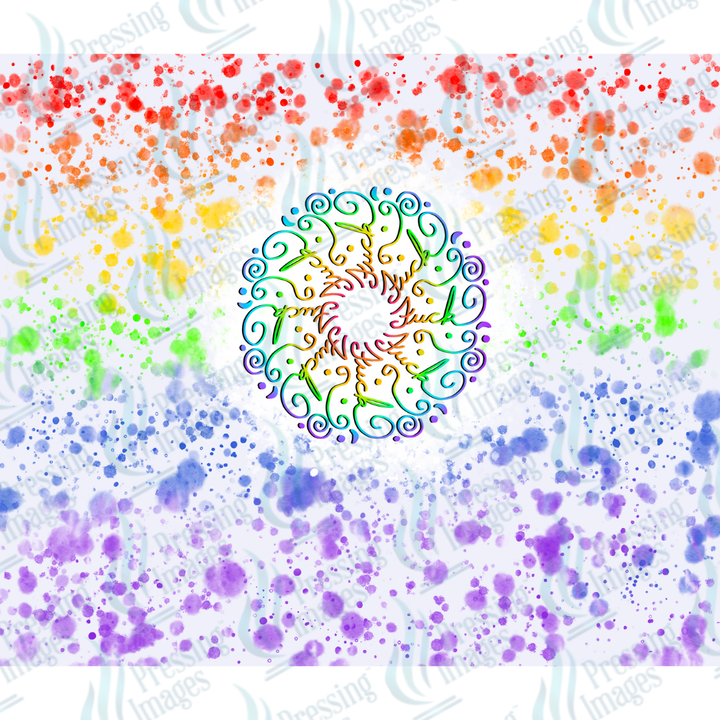 1018 Fuck Mandala Rainbow