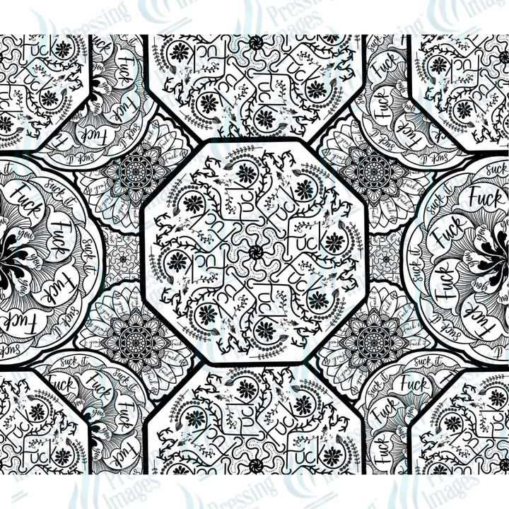 1019 Fuck Mandala Black