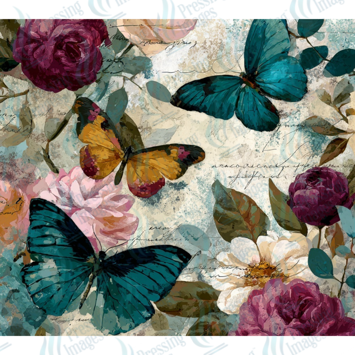 1026 Antique Butterflies
