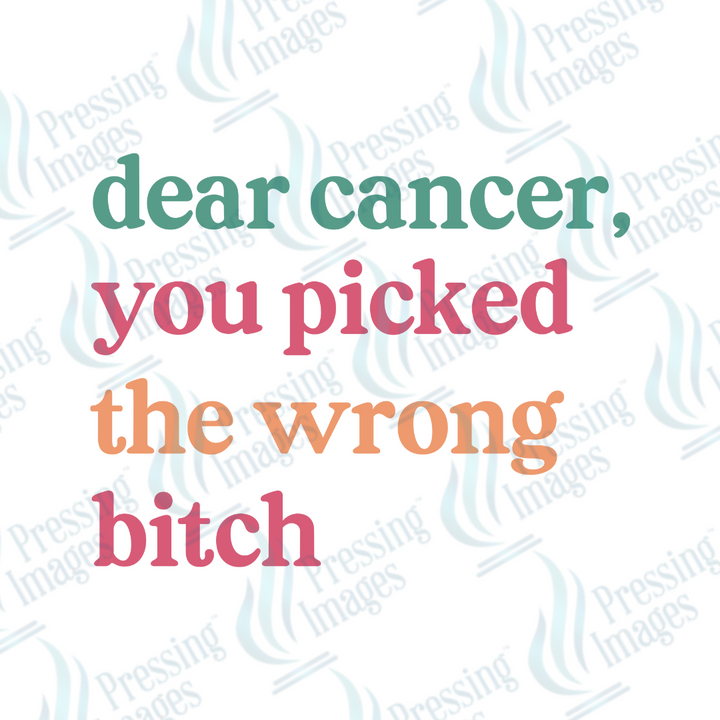 DTF 3089 Dear Cancer