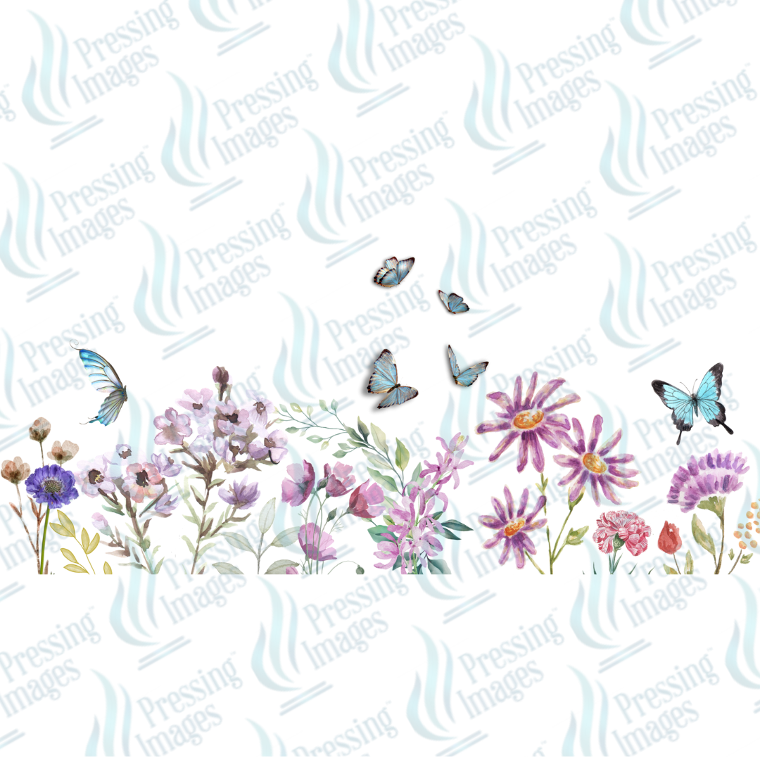 UVW 7282 Butterflies and Wildflowers