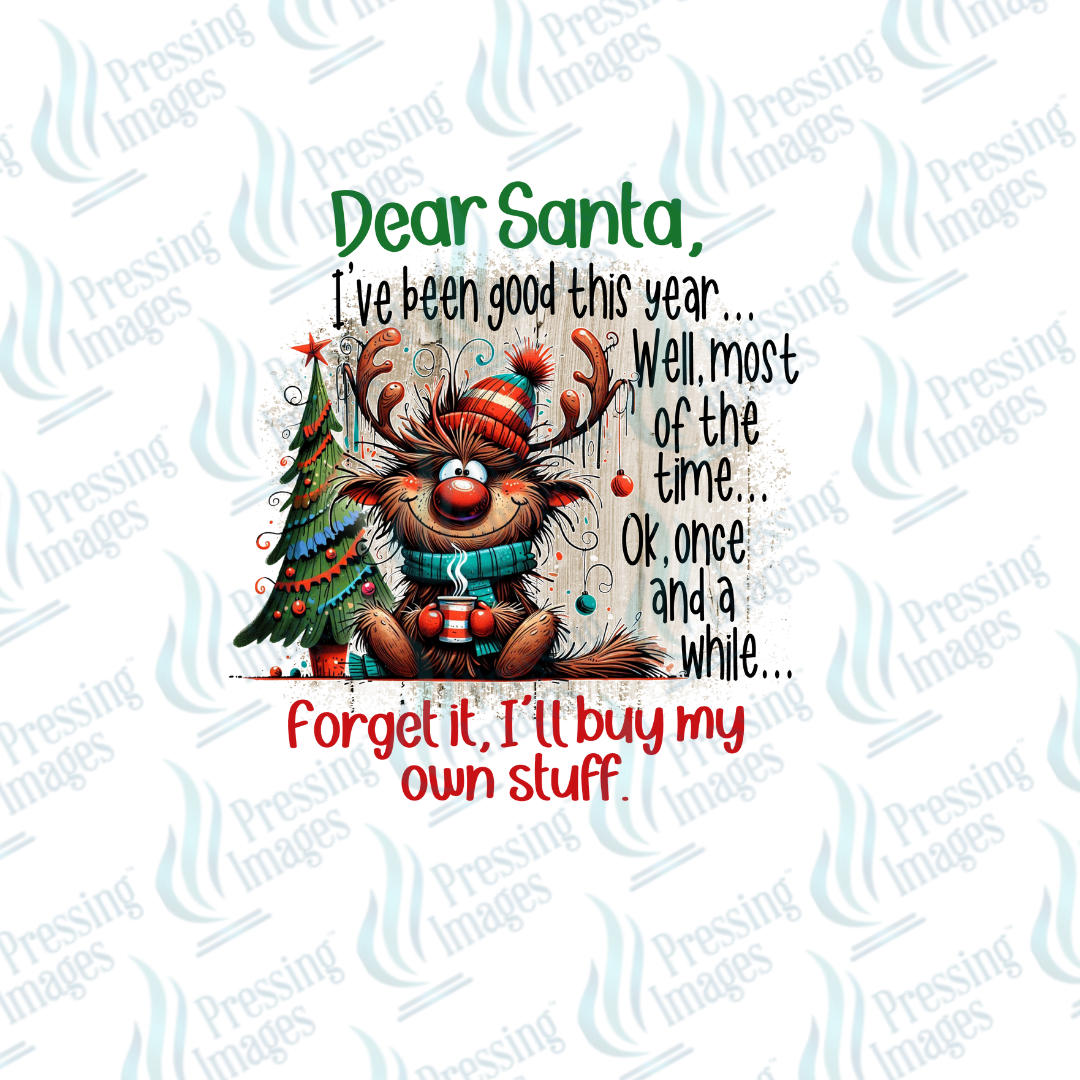 UVD 6763 Dear Santa I've Been Good This Year