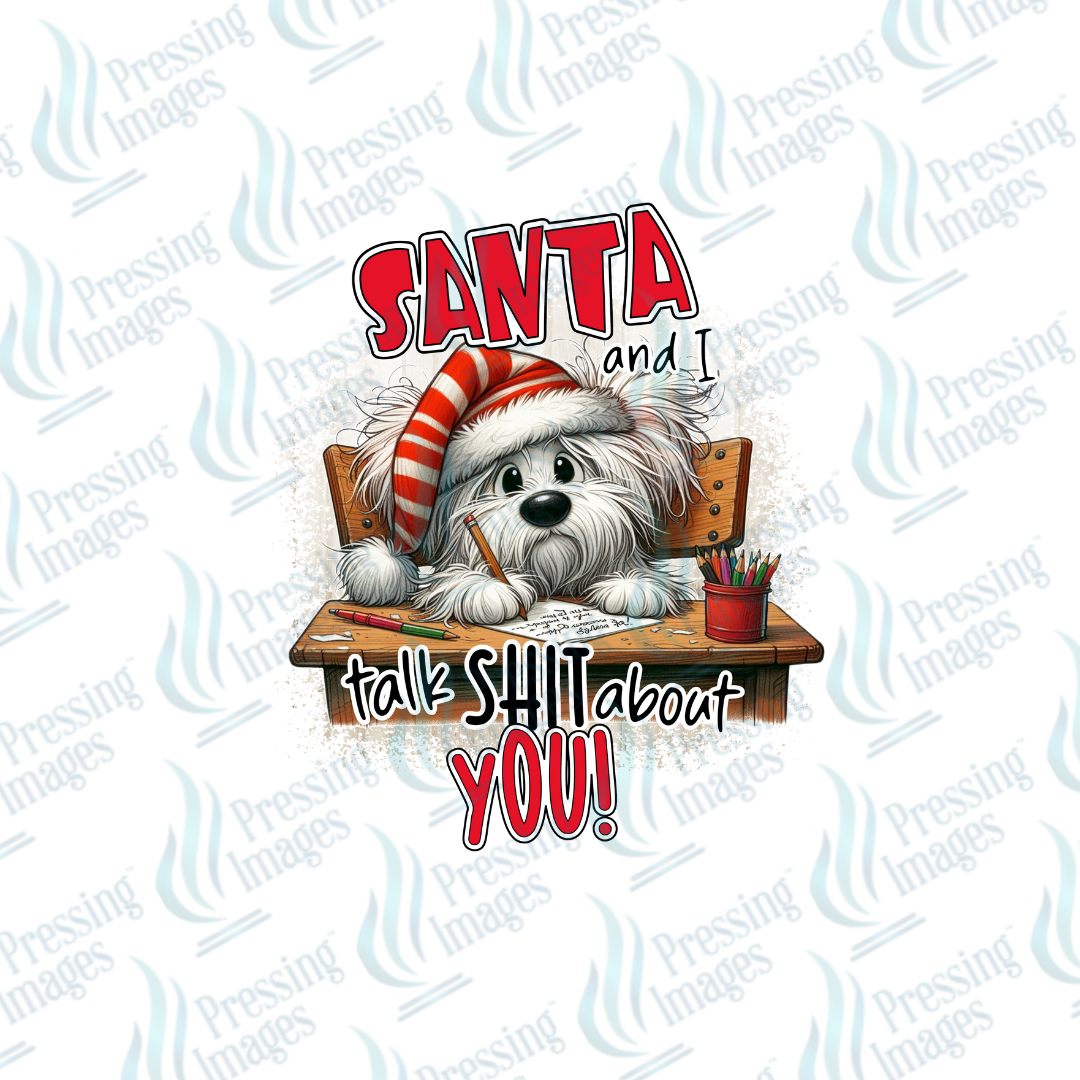Santa And I Talk Shit About You | Pressing Images (#6769)