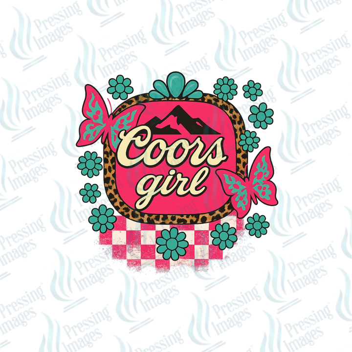 Beers Girl| Pressing Images (DTF 7612)