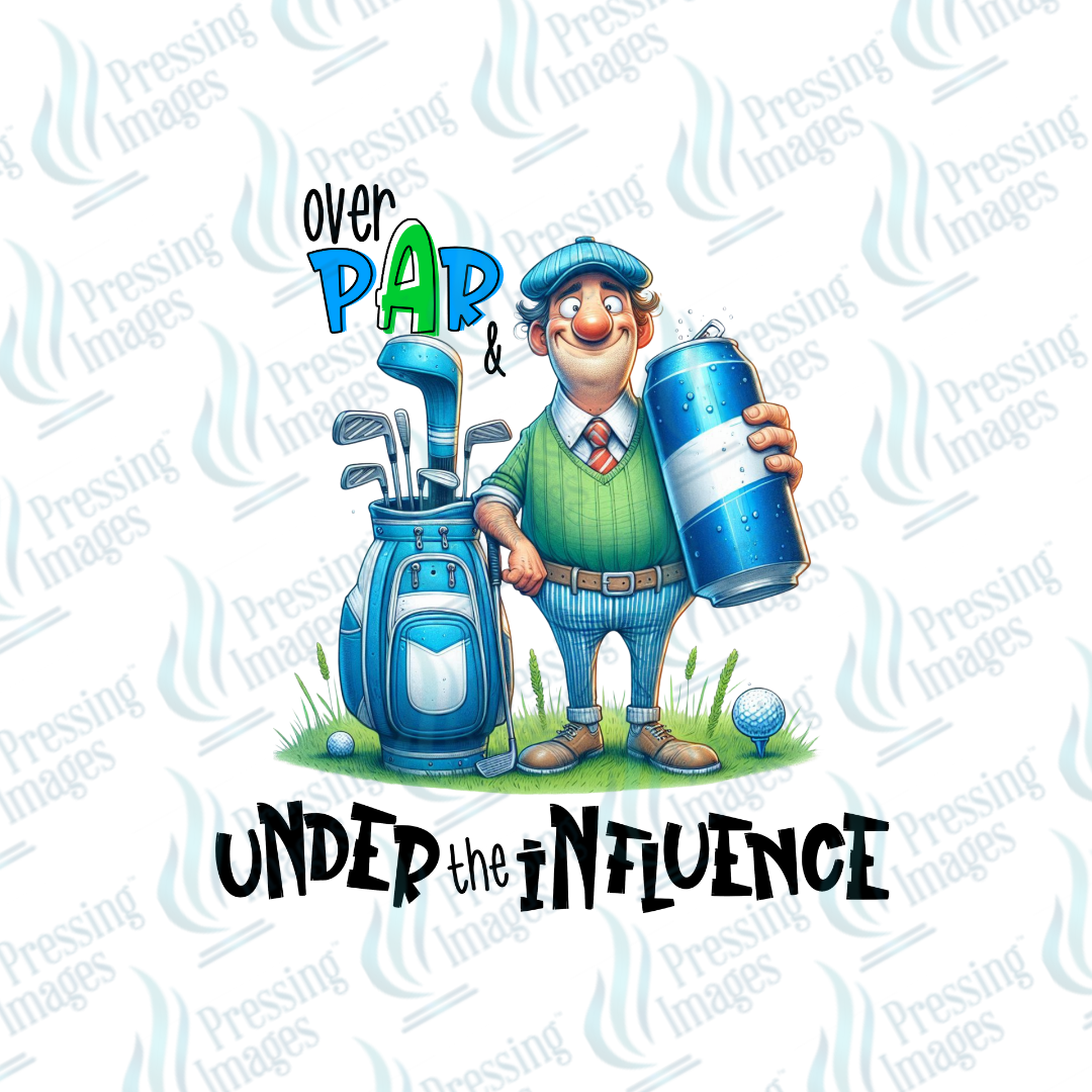 UVD 6794 Over Par Under The Influence Male — detail view — Pressing Images Canada