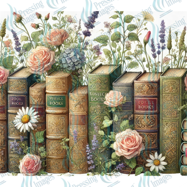 Book Floral — detail view — Pressing Images Canada