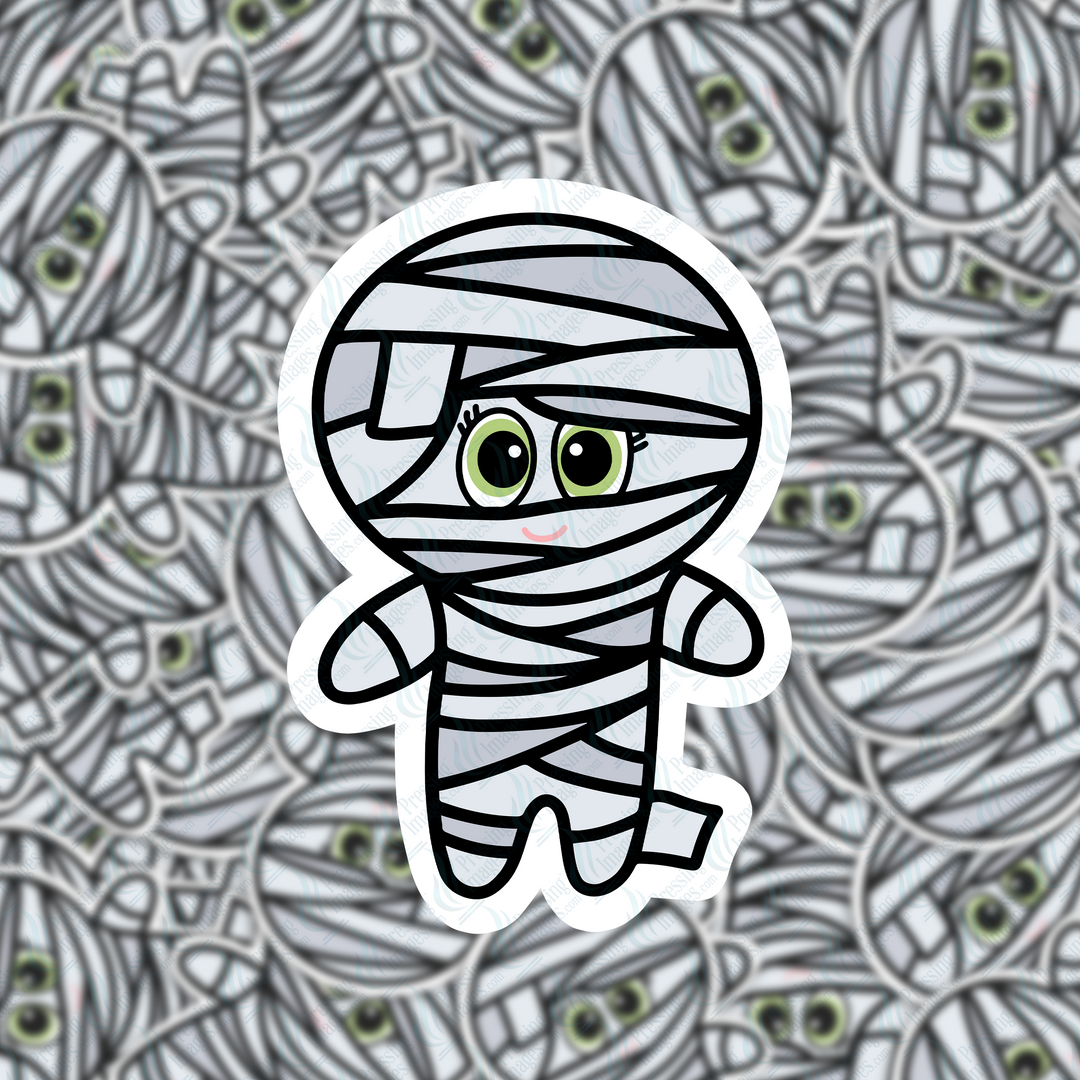 PI008 Cute Mummy SVG & Acrylic Blank
