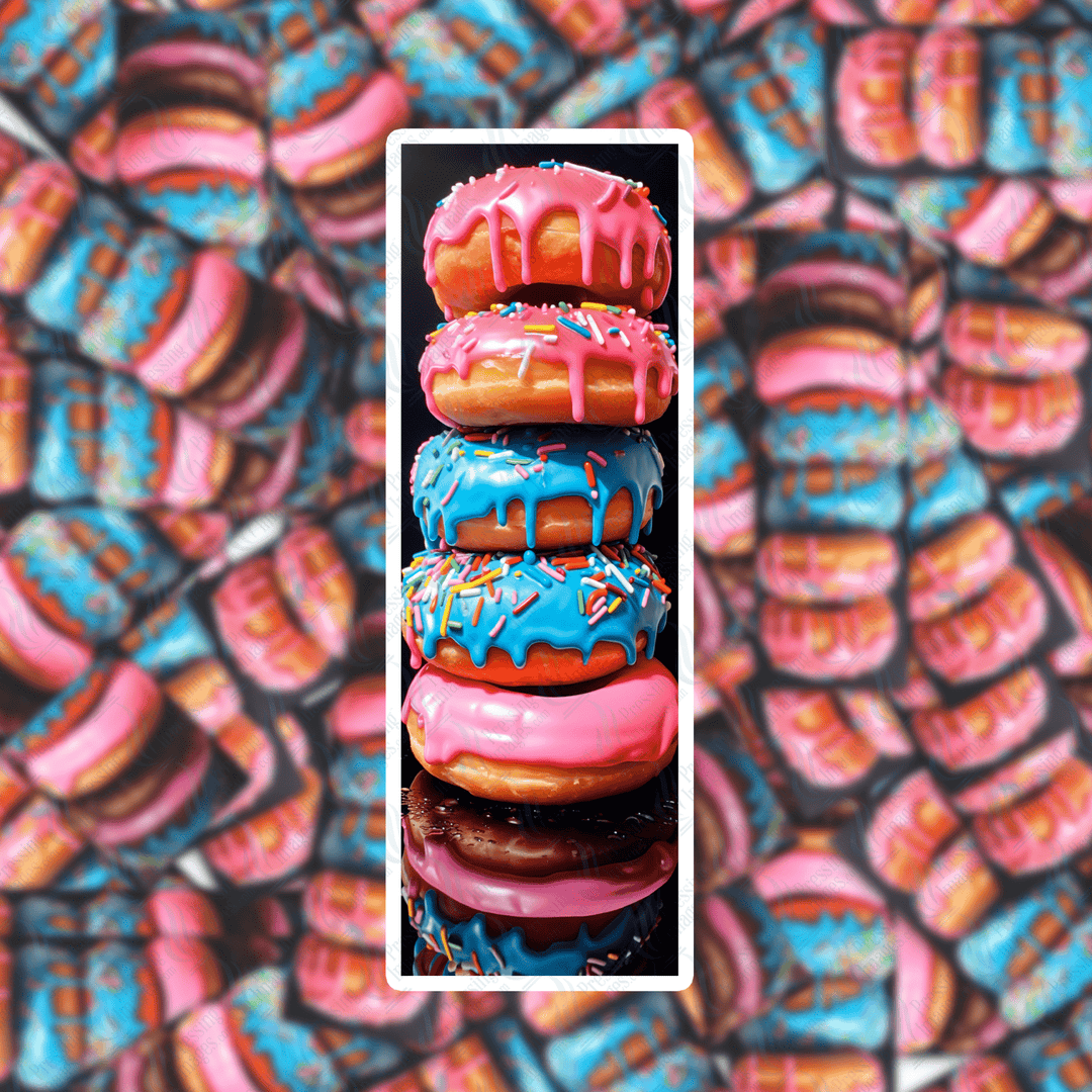 PI 387 Donut Three Bookmark Decal & Acrylic Blank - Pressing Images