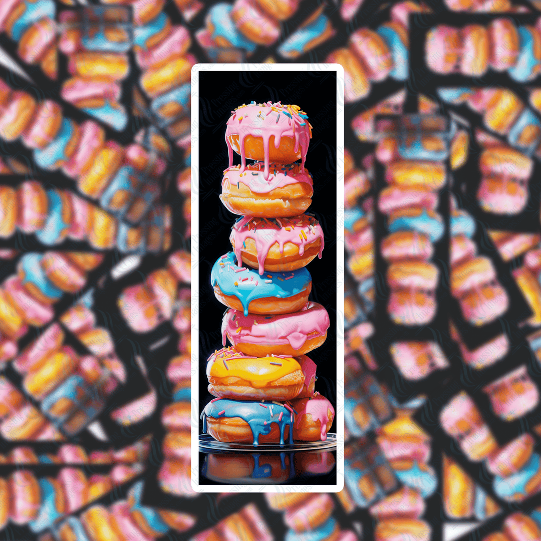 PI 388 Donut Four Bookmark Decal & Acrylic Blank - Pressing Images