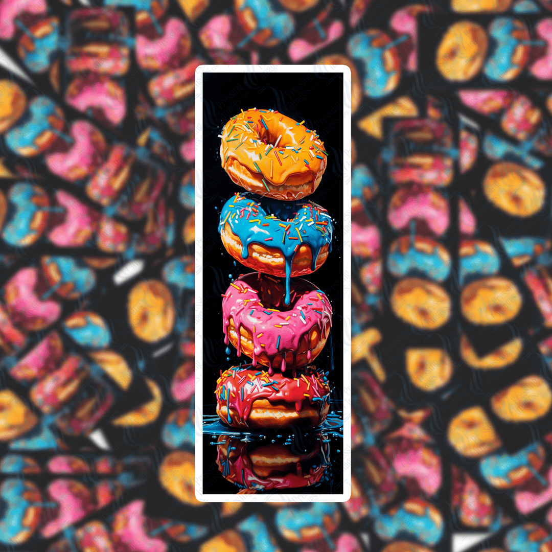 PI 389 Donut Five Bookmark Decal & Acrylic Blank - Pressing Images