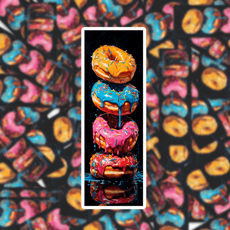PI 389 Donut Five Bookmark Decal & Acrylic Blank - Pressing Images
