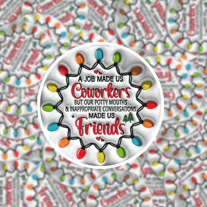 PI 5142 A Job Made Us 3" Decal & Acrylic Blank - Pressing Images