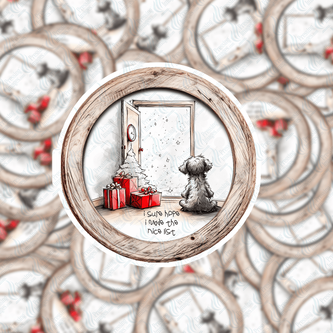 PI 5149 With Text Sure Hope 3" Decal & Acrylic Blank - Pressing Images