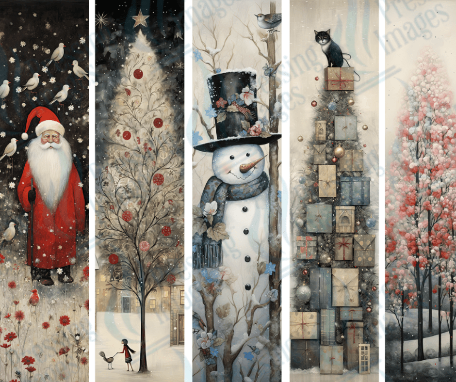 PW 6001 Whimsical Christmas Bundle Pen Wraps - Pressing Images