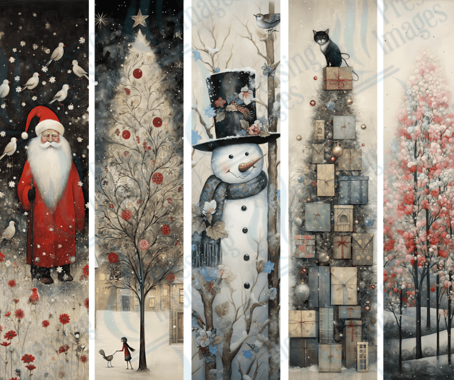 PW 6001 Whimsical Christmas Bundle Pen Wraps - Pressing Images