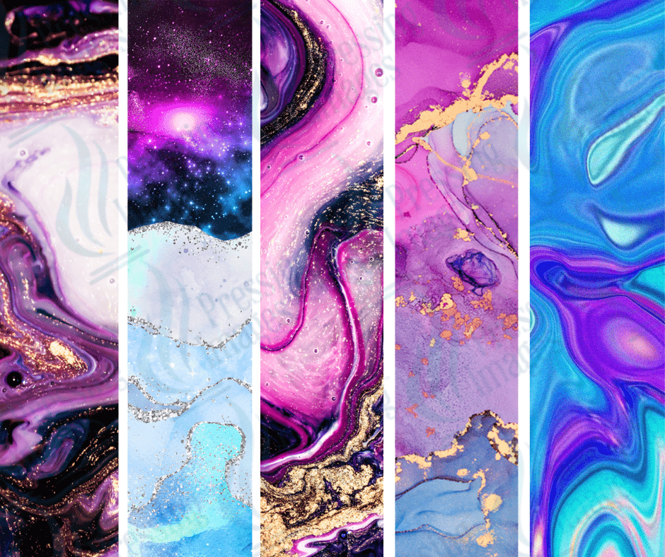 PW 6004 Purple Galaxy Bundle Pen Wraps - Pressing Images