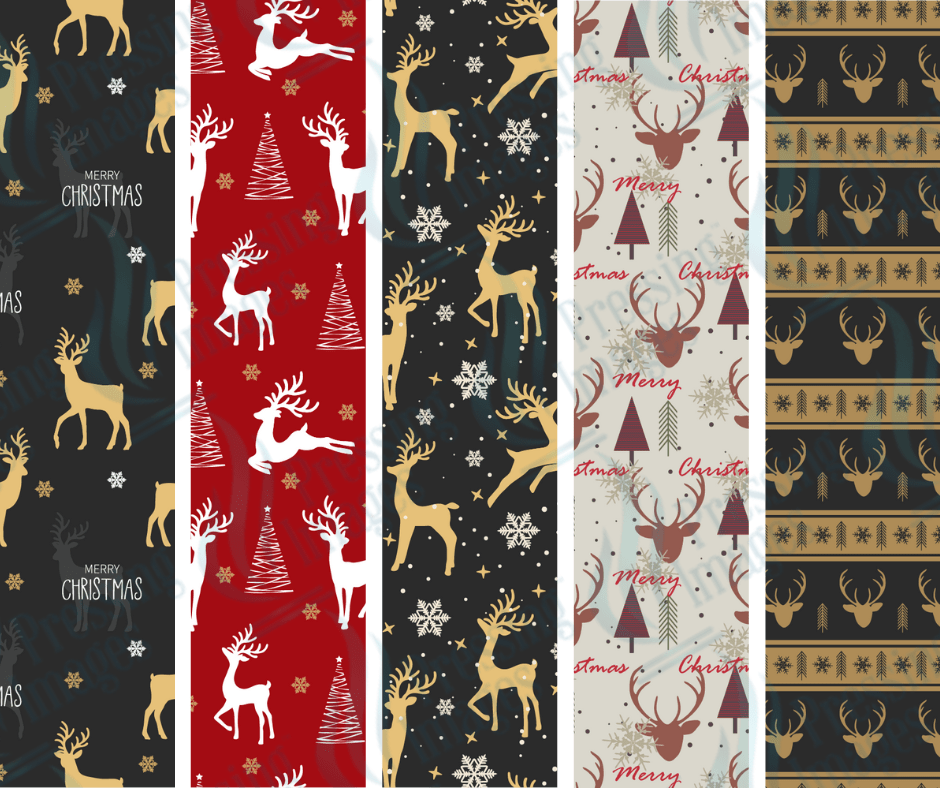 PW 6019 Reindeer Bundle Pen Wraps - Pressing Images