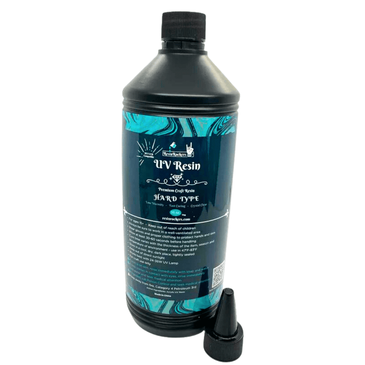 Resin Rockers UV Resin Original Crystal Clear Hard Type Ultra Fast Curing - Pressing Images