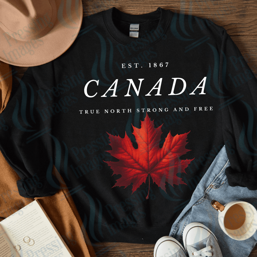 RTW - 3736 Canada Est. 1867 (red leaf) - Pressing Images