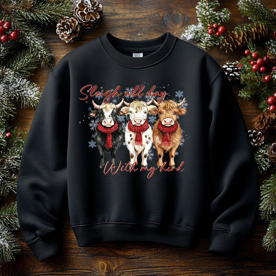 RTW - Custom - Sleigh with my Herd 6633 - Pressing Images