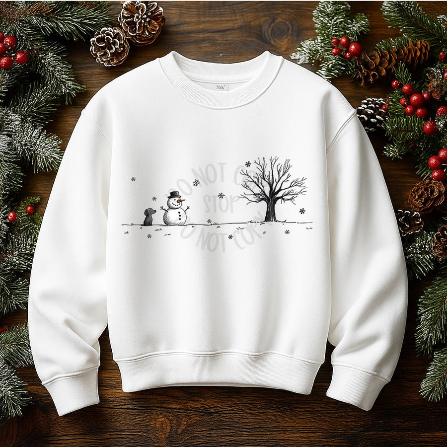 RTW - Custom - Snowman w/Dog 3387 - Pressing Images