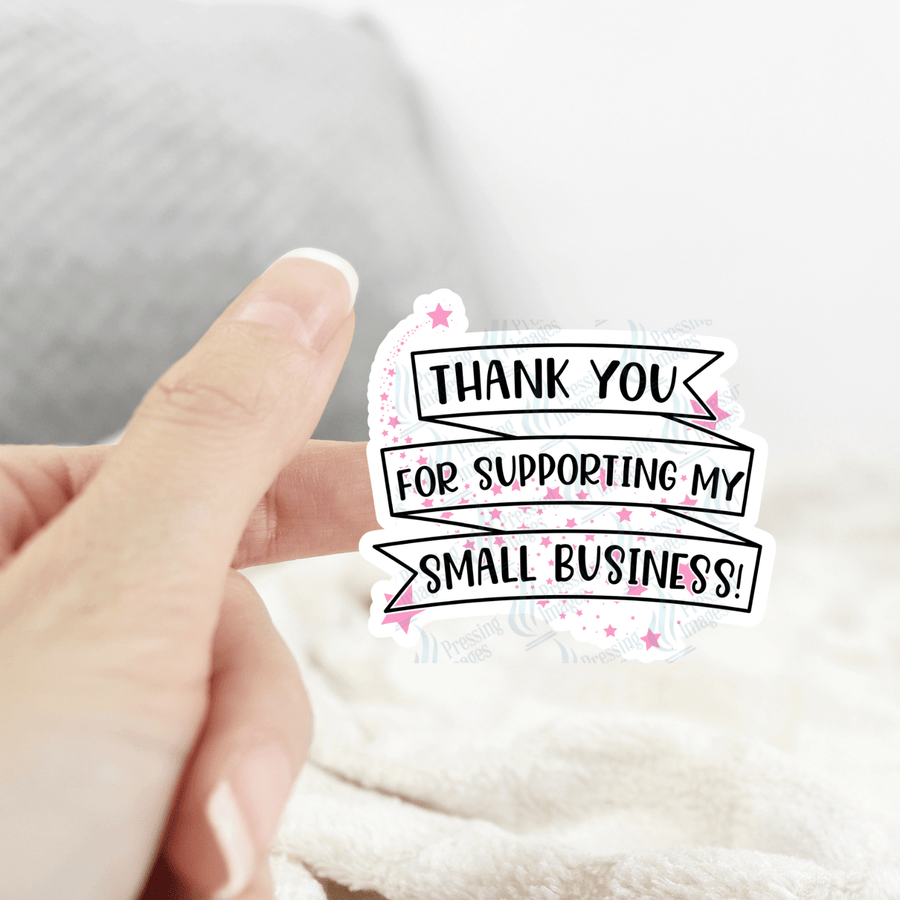 ST 004 Thank You Banner - Pressing Images